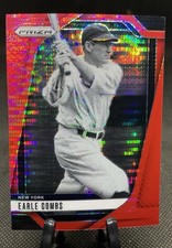 2025 Panini Prizm Red Pulsar #276 Earle Combs311/399 - New York Yankees