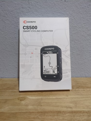 CS500 Bike Computer Wireless, 2.6 Inch LCD GPS Cycling Computer with Route Na... - Afbeelding 1 van 2