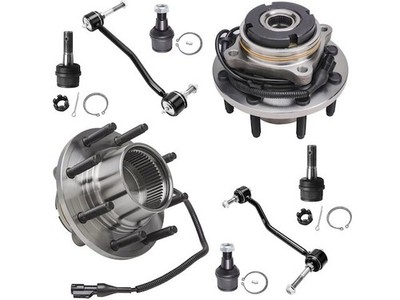Front Wheel Hub Ball Joint Sway Bar Link Kit 16TWJH19 for Excursion F250 Super