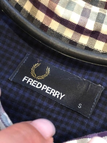 Camisa de manga larga de diseñador FRED PERRY para hombre talla S informal de lujo unisex WMNS para hombre - Imagen 5 de 11
