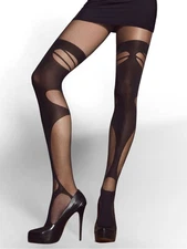 Gatta Girl-Up Patterned Tights [000.584.06]