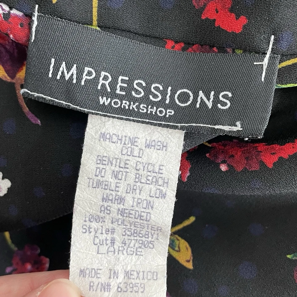 Vestido maxi floral reversível vintage impressões tamanho grande preto escuro Cottagecore - Imagem 4 de 4