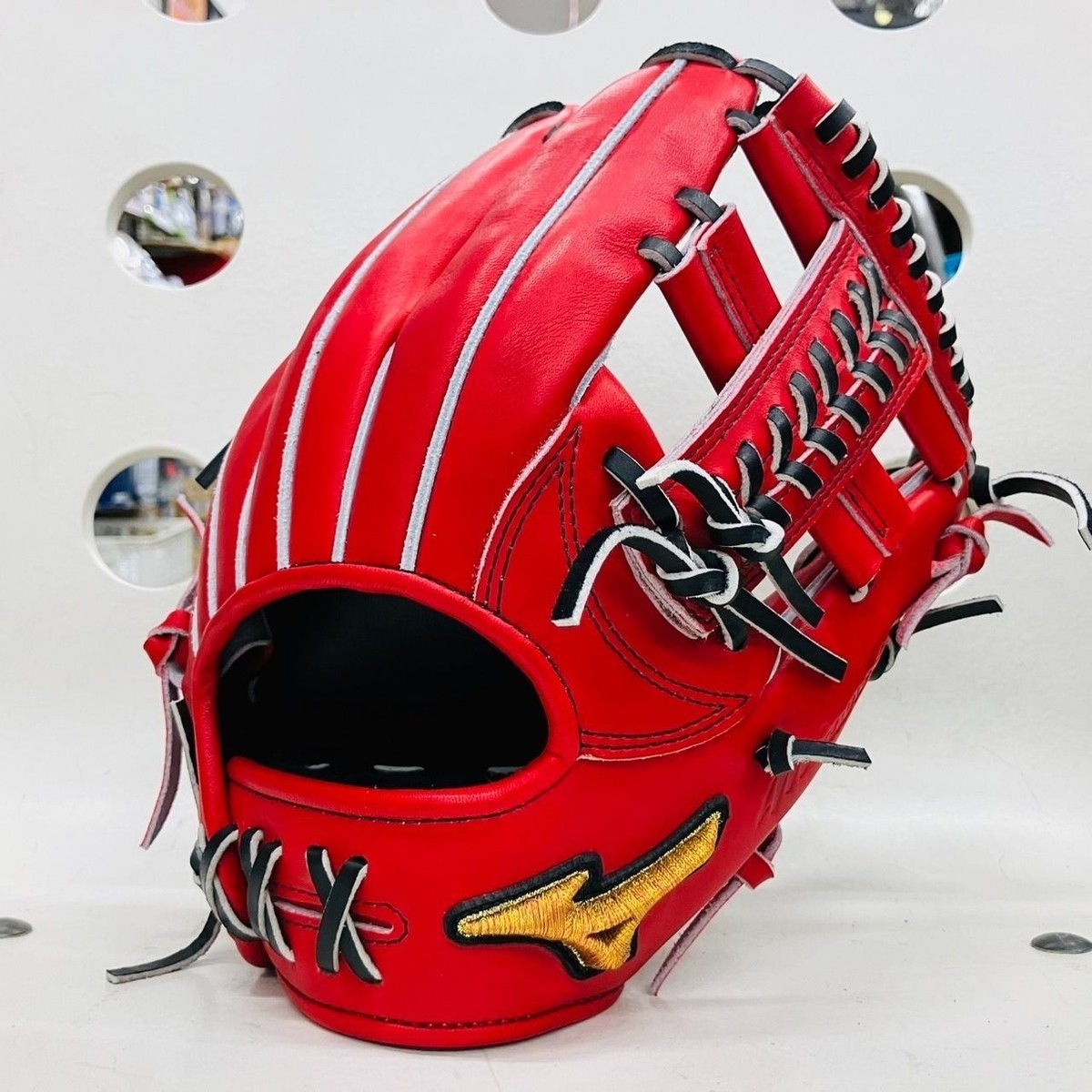 Mizuno Pro Baseball Hard Glove HAGA JAPAN Hayakawa Takahisa Speed