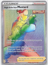 pokemon mustard card Single Strike Style - 163/163 Full Art Ultra Rare Trainer Card Number / Rarity Pokemon » Rapid Strike Style