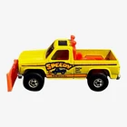 Vintage Hot Wheels 1979 Speedy Removal 1:64 Diecast Yellow/Orange Pickup Plow