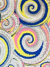 Kaffe Fassett FABRIC Curly Contrast Fat Eighth 9x21