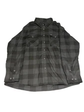 Used Dixxon Flannel Co Murked Out Long Sleeve Black Gray  Smoke Free Home Nice