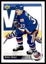 1992-93 Upper Deck !!!!! Benoit Hogue New York Islanders #325