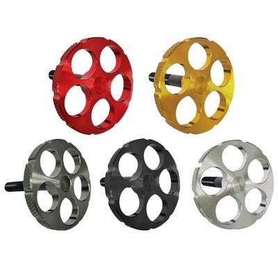 Runde fünf Löcher Aluminiumlegierung Scharnier Klemme Hebel Set für Brompton Faltrad