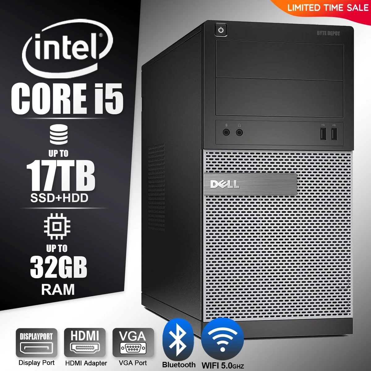 Intel Core i5 4th Gen. SSD (Solid State Drive) PC Desktops & All