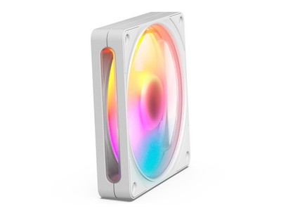 NZXT F120 RGB White 120mm PWM Addressable RGB Case Fan