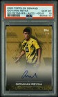2020 GIOVANNI REYNA Topps breakthrough set GOLD /10 Auto PSA 10 pop 1