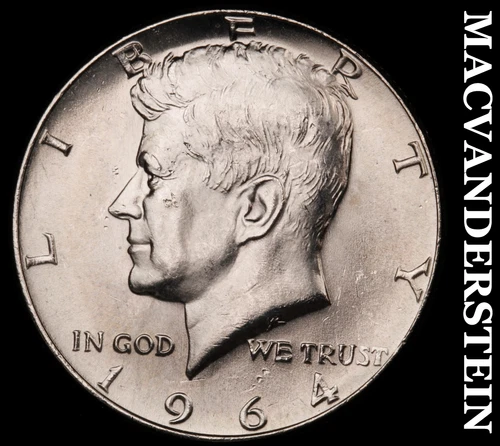 1964 Kennedy Half Dollar- Choice Gem Brilliant Uncirculated  #i3306