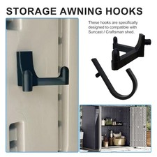 Space Saving Storage Shed Hook Providing Sophisticated Organization And Shelving