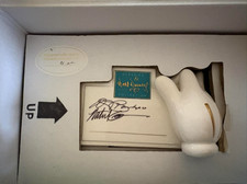 Disney WDCC Mickey Mouse Glove Hand Artist Signature Plaque SIGNED 2 artists!