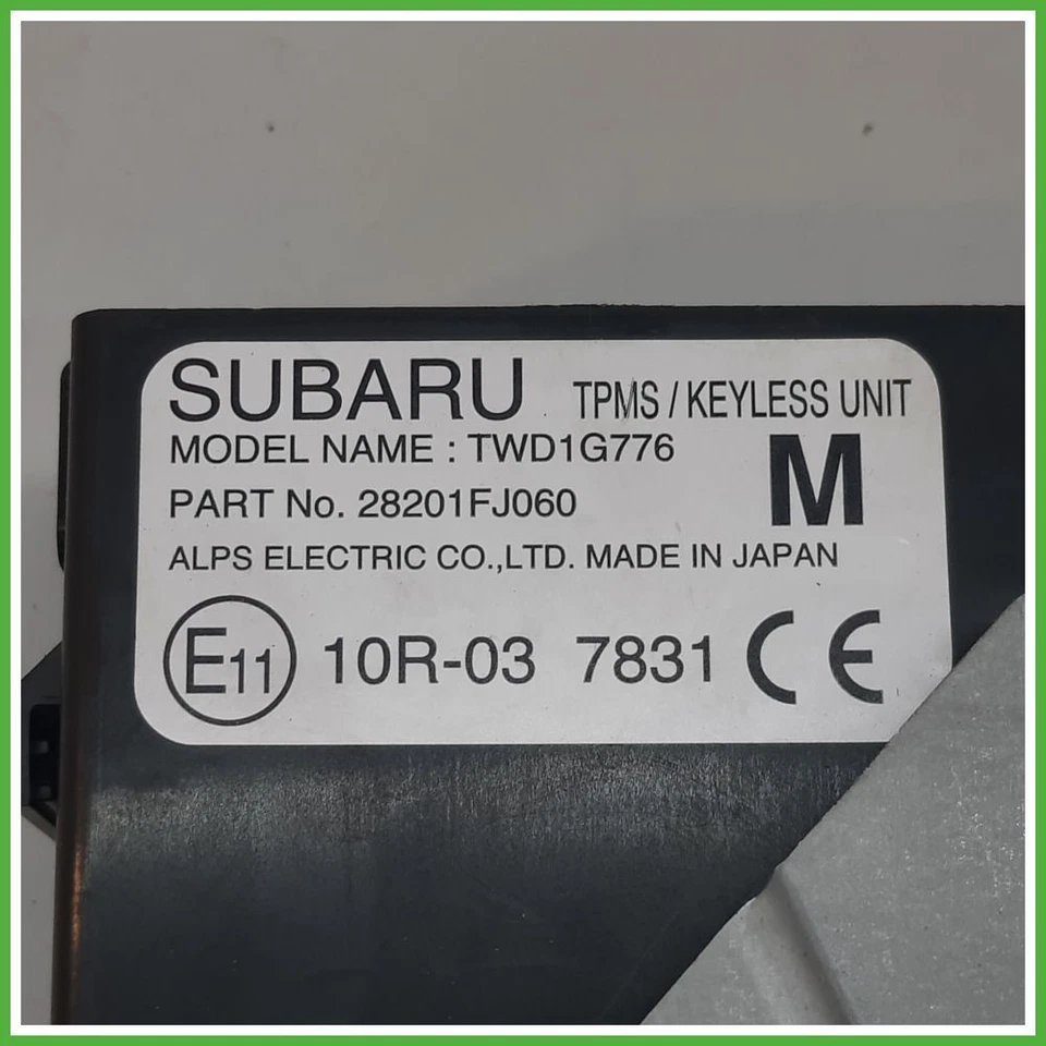 Centralina Smart Key SUBARU TWD1G776 SUBARU 28201FJ060 XV 2012 2017 - Immagine 2 di 4