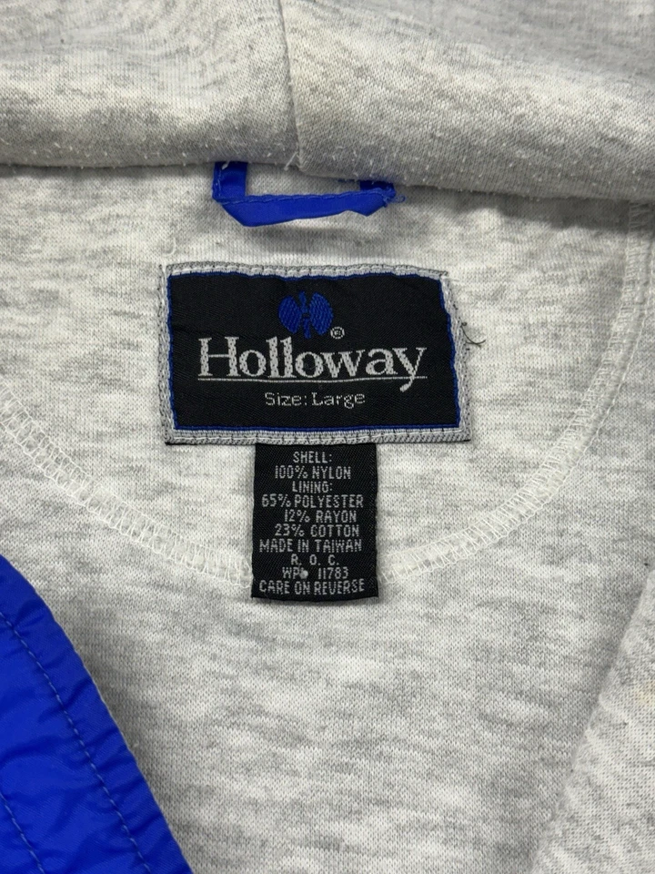 Chaqueta cortavientos vintage años 90 Team Springfield Armory para hombre grande azul Foto 3 de 4