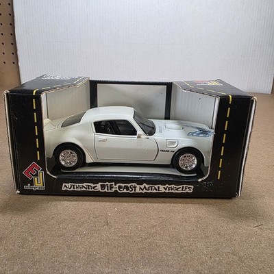 EJ Enterprises 1970s Pontiac Trans Am 1:64 White Die Cast Metal Vehicle in Box