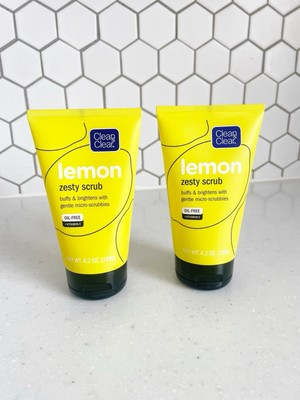 #ad #ad 2x Clean amp; Clear Lemon Zesty Brightening Facial Scrub Vitamin C 4.2 fl oz $42.99