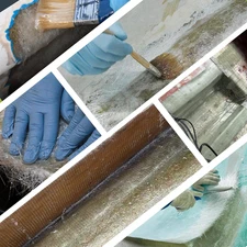 Fiberglass Chopped Strand Mat, 1.5 Oz,Fiberglass Repair Kit,Easy to Use，Stron...