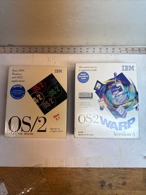 IBM OS/2 Warp Version 4 - Box & Manuals