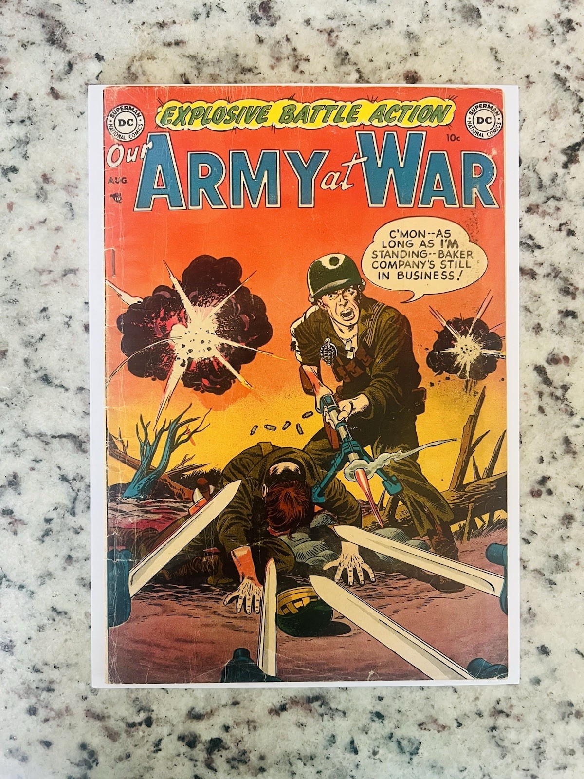 Our Army at War #1 VG+/F D.C. Comics 1952 Carmine Infantino Cover 1st Issue