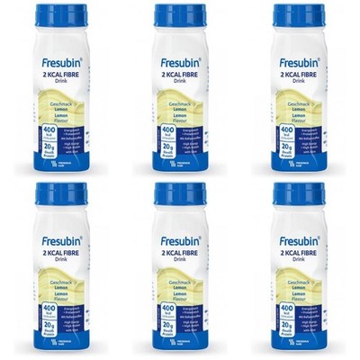 FRESUBIN 2 kcal Fibre DRINK Lemon Trinkflasche 6x4X200ml