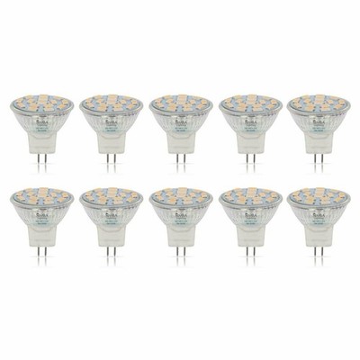 [10 Pack] LED MR11 3W 20W 12V Halogen Replacement GU4 Bi-Pin 3000K Soft White