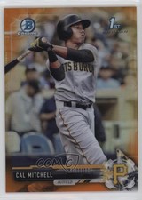 2017 Bowman Draft Chrome Orange Refractor 21/25 Cal Mitchell #BDC-92 ru2