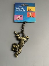 Disney Winnie The Pooh Tigger Brass Color Keychain New