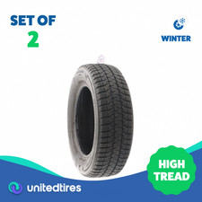 Set Of 2 Used 19565r15 Bridgestone Blizzak Ws90 Studless 91h - 9.532 Set Of 2 Used 19565r15 Bridgestone Blizzak Ws90 Studless 91h - 9.532