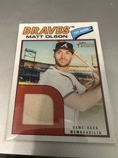 2026 Topps Heritage #ROR-MO Matt Olson Real One Relics