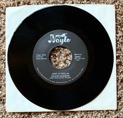 David Hudson - Just A Feelin / Let's Get Back Together - 7'' Vinyl Single VG+