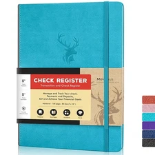 Accounting Ledger Book Check Registers for Personal Checkbook Register for Pe...