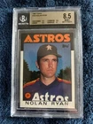 1986 Topps - Nolan Ryan #100 - BGS 8.5 - Cert. # 0017170371