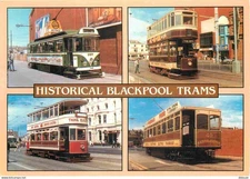 Trains - Trams - Blackpool - Historical Trams - Multivviews - England - Engl