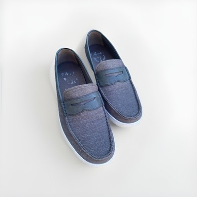 Cole Hann Men's 11M Pinch Weekender Loafers Maine Classic Grand Gray