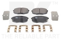 Bremsbelagsatz Scheibenbremse NK 223533 FüR OS Kona Hyundai KIA Cerato OSE OSI 2