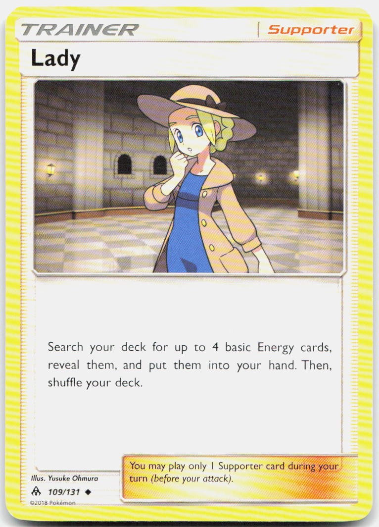 Lady 109/131 Uncommon Forbidden Light Pokemon LP
