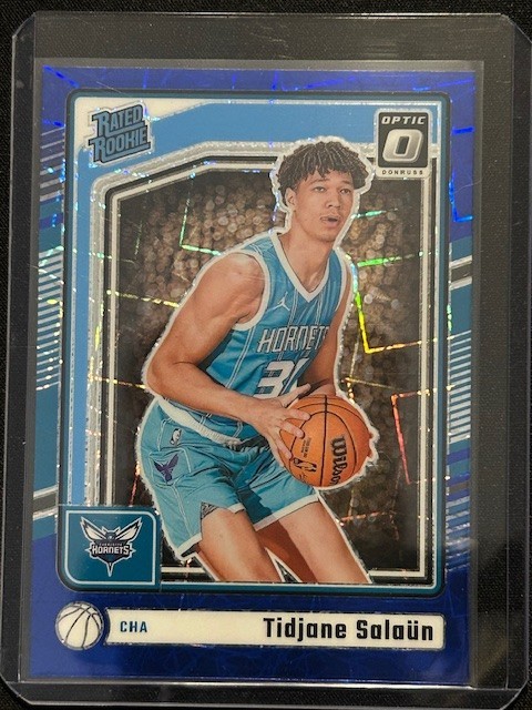 2024-25 Panini Optic - Tidjane Salaun #286 Rated Rookie Blue Velocity Prizm (RC)