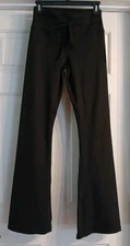 Ebb And Flor Active Wear 4 Way Stretch BLACK Y2 Pants Womens Sz Small ,new