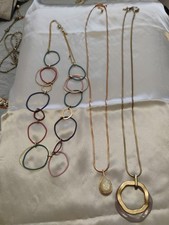 Ladies M&S Jewellery Selection X 3 Long Necklaces