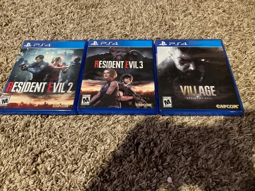 Resident Evil 2 , 3, Village PS4 Collection - TESTED