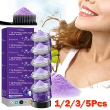 1-5Pack Dental Restoration Mineral Powder, Mineral Tooth Powder, Teeth Whitening
