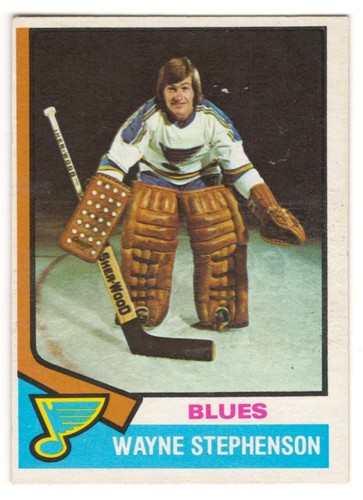 Wayne Stephenson #218 1974 O-Pee-Chee card
