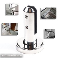 Frameless Glass Spigots Balustrade Fence Fencing Clamp Spigot Outdoor Round