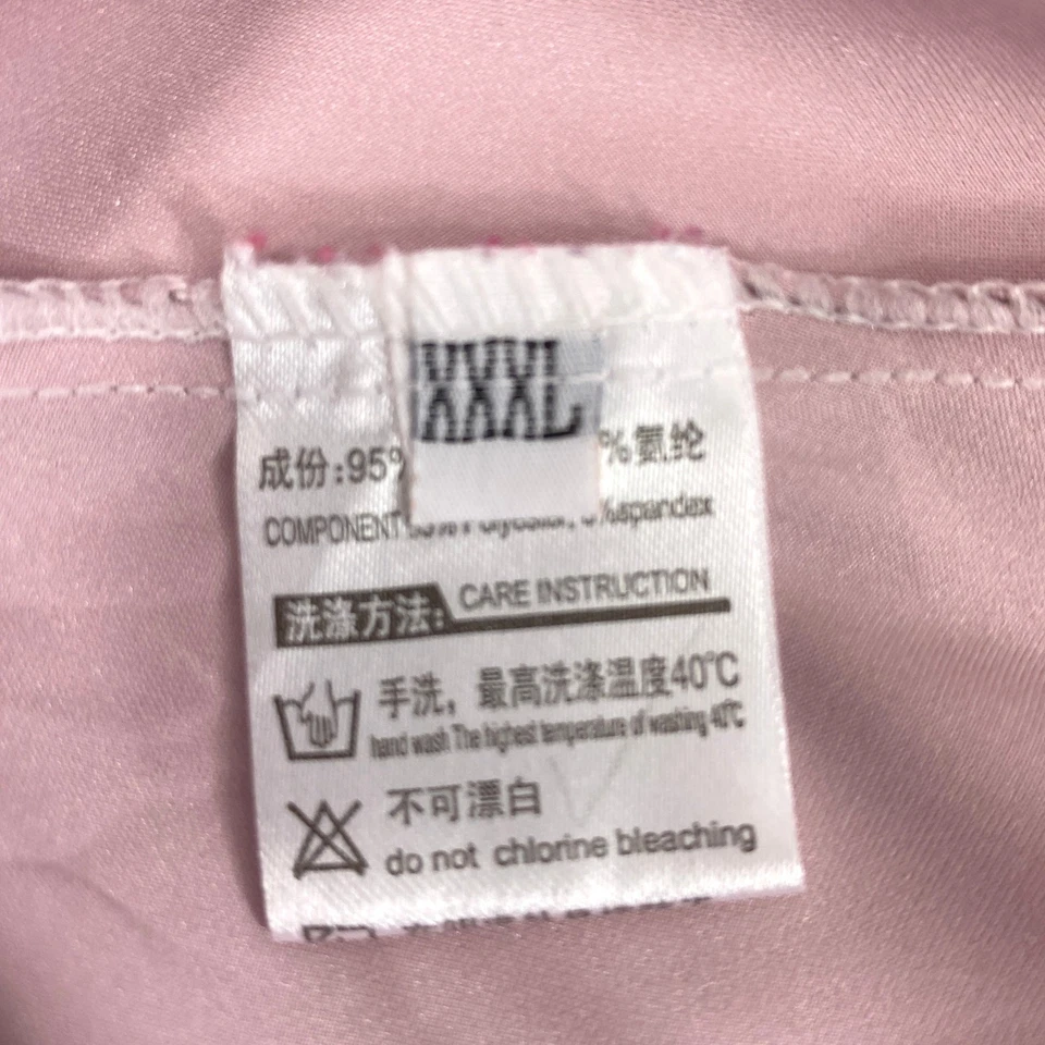 Платье женское XXXL Babydoll Chemise Slip кружевная отделка регулируемые ремни светло-фиолетовое - Изображение 3 из 4