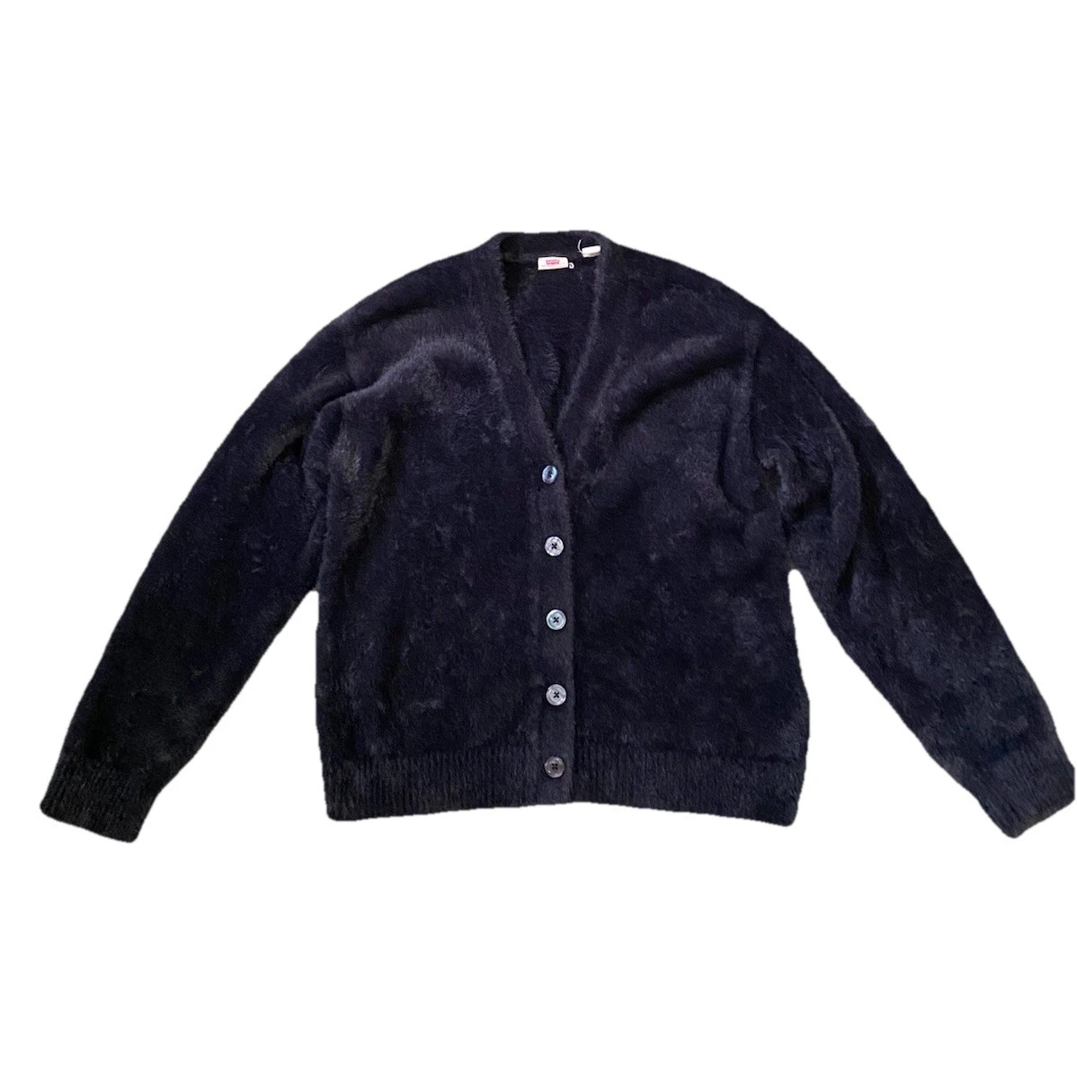 Cardigan Vintage Levi's 90's En Laine Fait En Italie - Taille L - Vert