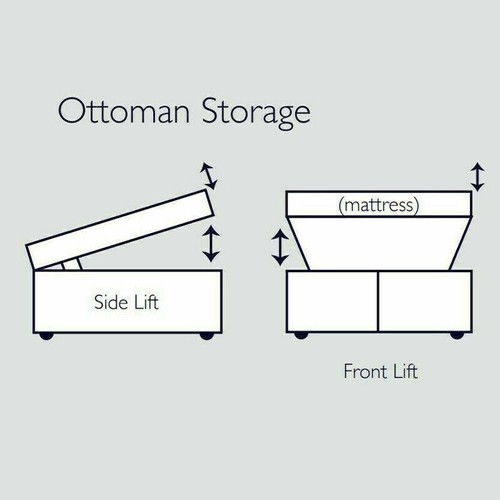 Luxurious Soft Velvet Lift Up Divan Storage Ottoman Bed Base Headboard Mattress - Picture 6 of 10