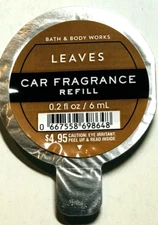 *NEW* LEAVES ~ VENT / VISOR CLIP REFILL  ~ Bath & Body Works ~ SHIPS FREE!